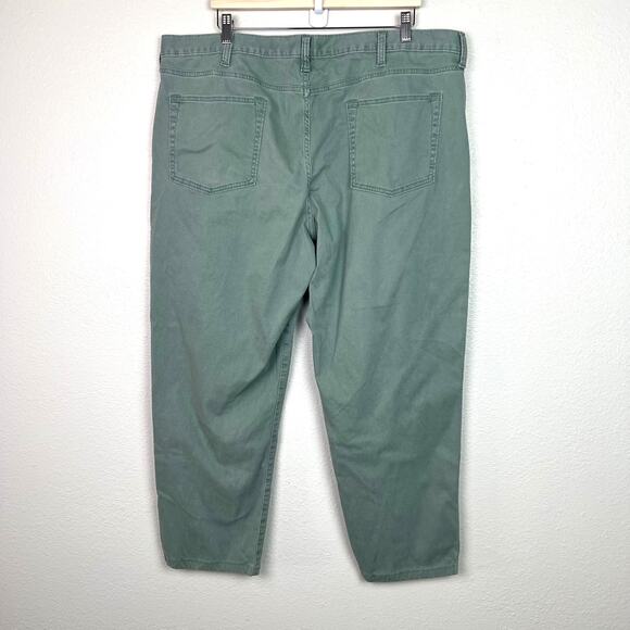 Lands' End Men's Size 42 x 28 Sage Green Traditional Fit Coupe Classique Pants - Picture 6 of 8